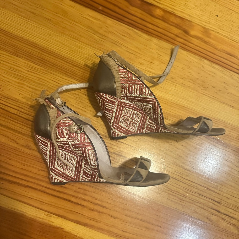 Anthropologie FarylRobin Wedge Sandals